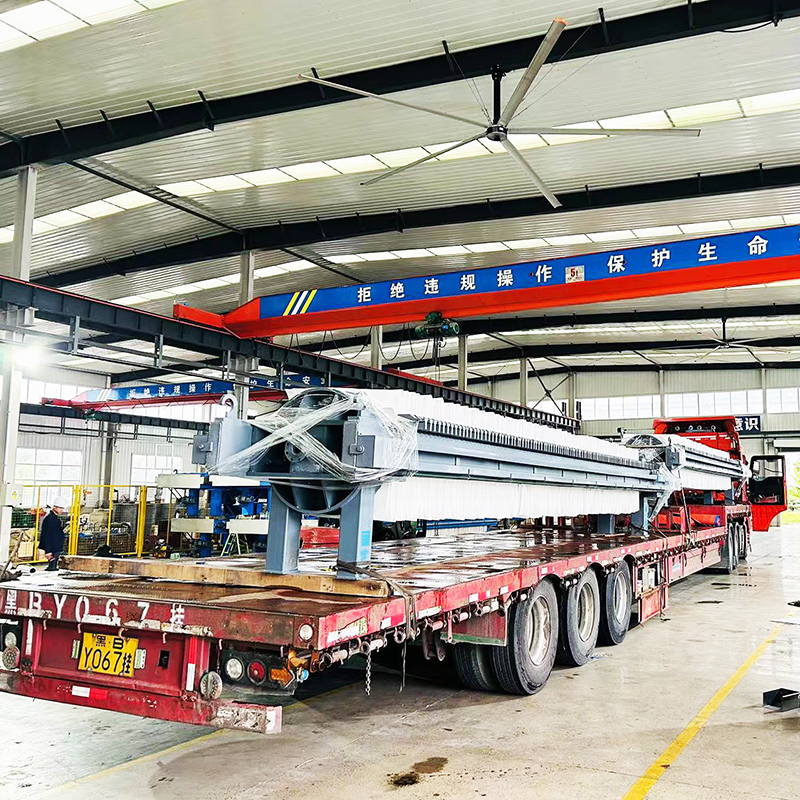 自動拉板高壓圓形壓濾機 自動拉板高壓圓形壓濾機